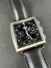 Load image into Gallery viewer, Tag Heuer Monaco CS2111 Black Dial Automatic Chronograph

