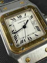 Load image into Gallery viewer, Cartier Santos Carree ref. 2961 circa 1971 with booklet and receipt
