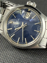 Load image into Gallery viewer, Rolex Date ladies reference 6516 from 1970 with blue dial
