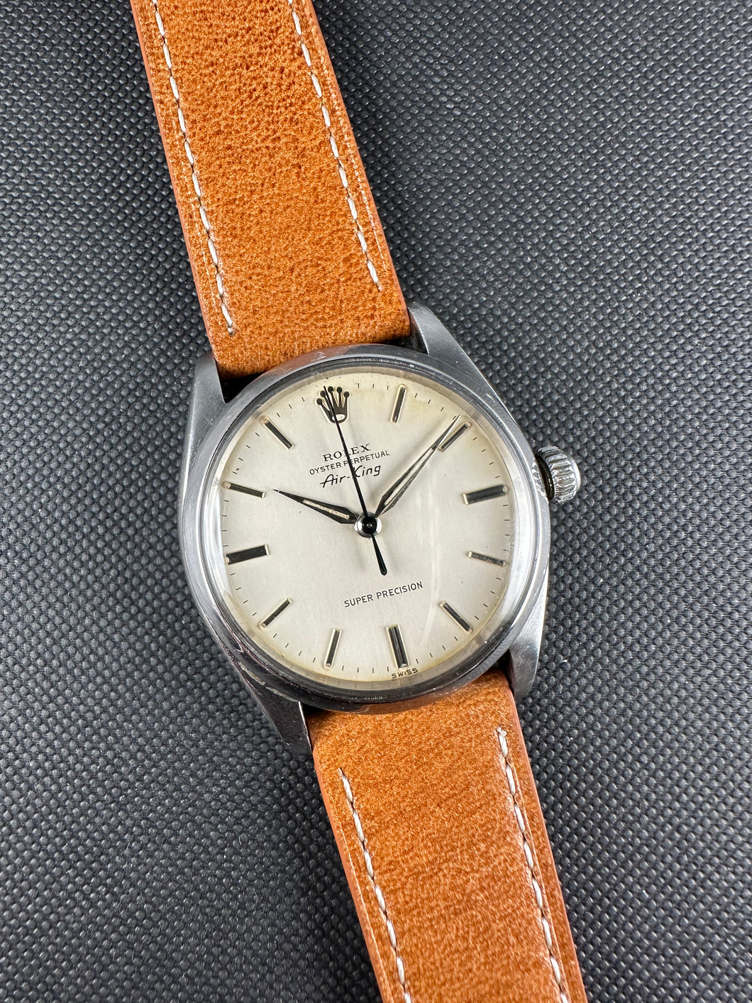 Rolex Air King reference 5500 from 1958 creamy dial