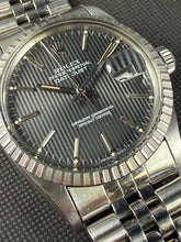 Load image into Gallery viewer, Rolex Datejust ref. 16030 with dark gray tapestry dial circa 1984
