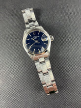 Load image into Gallery viewer, Rolex Date ladies reference 6516 from 1970 with blue dial
