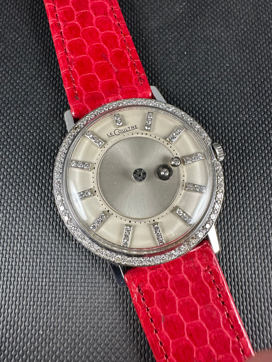 LeCoultre Galaxy Mystery 14k White Gold Factory Diamond Bezel and Dial