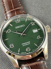 Load image into Gallery viewer, Seiko Presage SPB111 Green Enamel Dial Limited Edition
