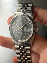 Load image into Gallery viewer, Rolex Datejust ref. 16030 with dark gray tapestry dial circa 1984
